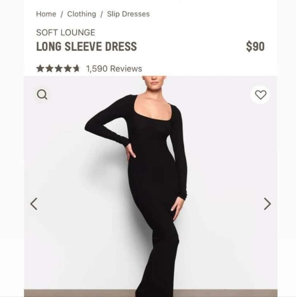 Skims Ribbed Dress